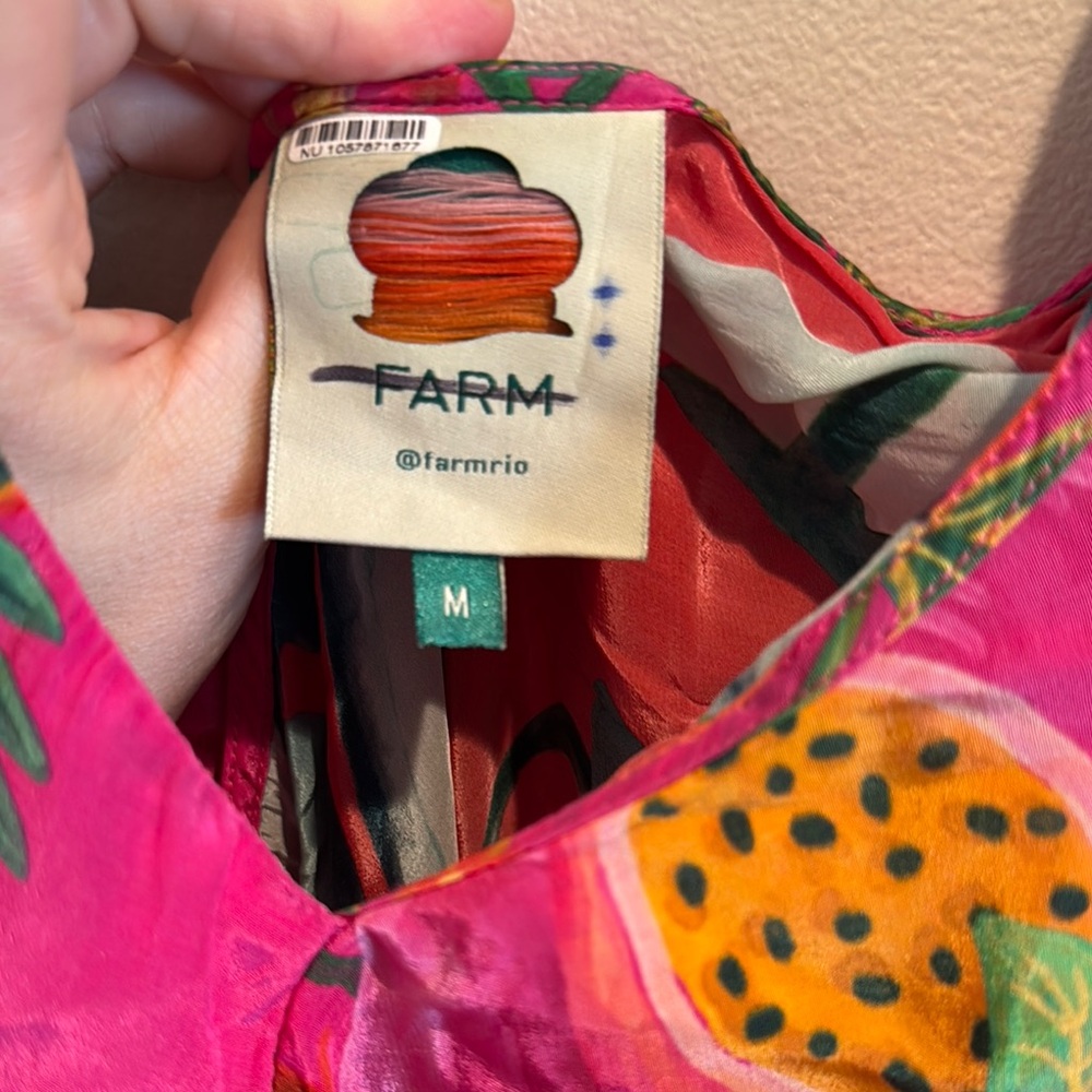 FARM Rio Multicolor Tropical Print Ruffle Dress - Picture 6 of 10